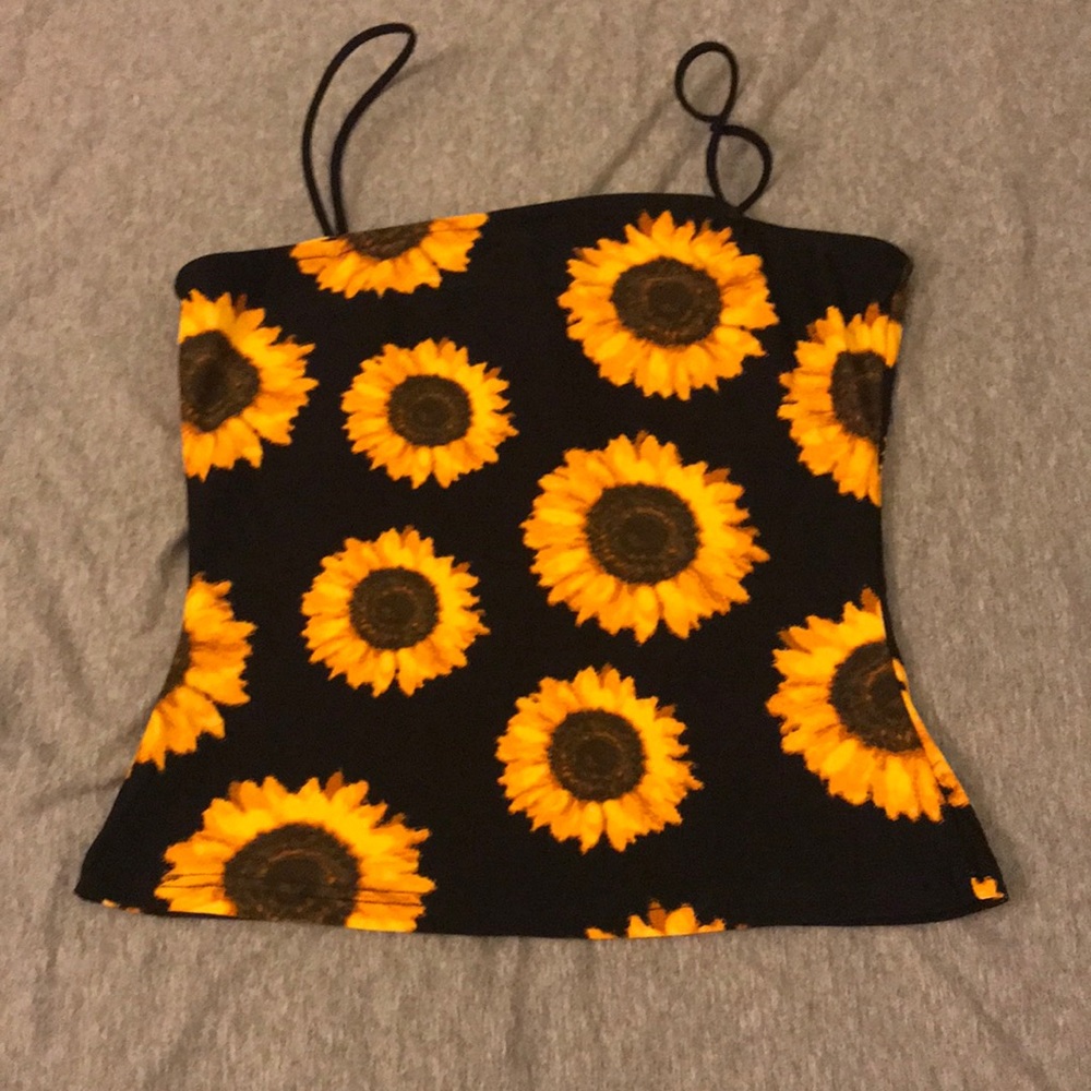 Sunflower tank top